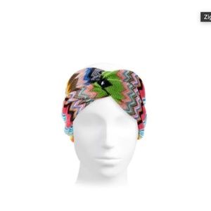 ❌ SOLD ❌MISSONI ​Zigzag Knit Head Wrap